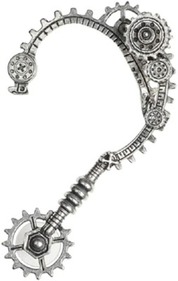 Alchemy of England Steampunk Left Ear Wrap with Gears -Stud Fastener Earring 
