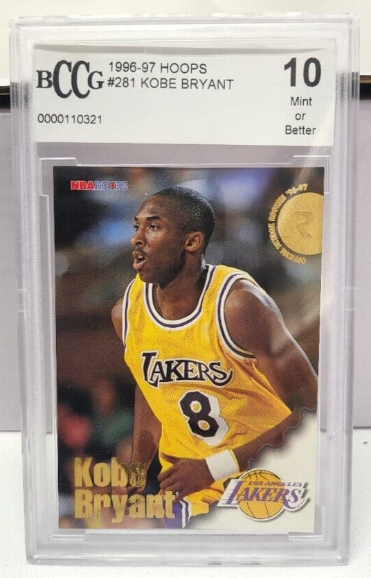 1996-97 Hoops KOBE BRYANT ROOKIE BCCG 10 | eBay 1996-97 Hoops KOBE BRYANT ROOKIE BCCG 10 | eBay