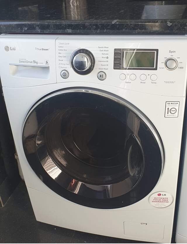 White LG 9kg super silent washing machine in Manchester Gumtree