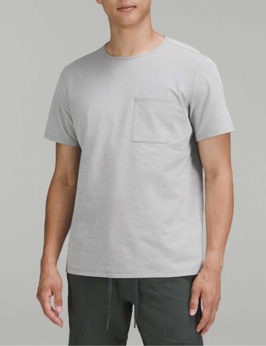 lululemon - 値下げ！lululemon T-shirt size8 *outlet* Lululemon Men's Soft Jersey Short-Sleeve Shirt Heathered