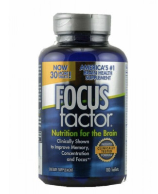 FOCUS Factor Brain Health Vitamins Dietary Supplement Memory 180 Tabs