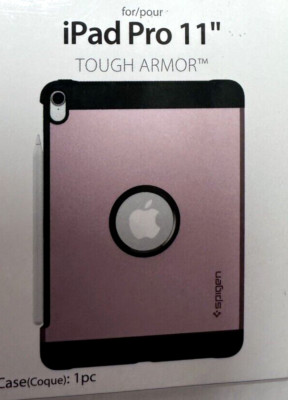 Spigen Tough Armor case for iPad Pro 11 (2018) Rose Gold Dual Layer protection