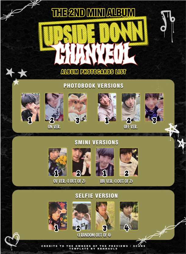 EXO CHANYEOL UPSIDE DOWN 特典トレカ EXO - CHANYEOL 찬열 The 2nd Album 
