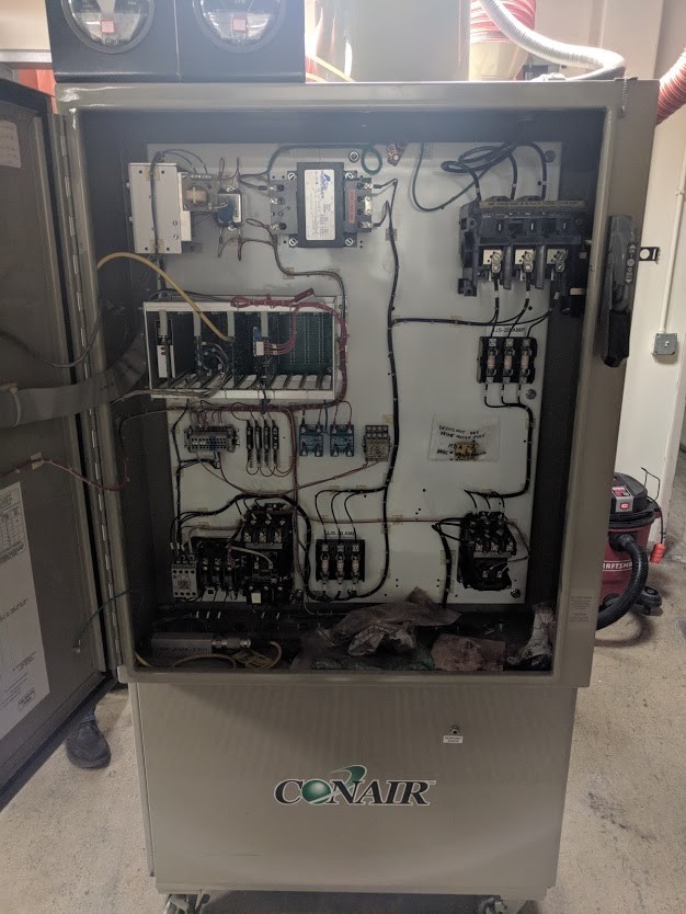 Used 800 CFM Conair Model CD800 Carousel Complete Desiccant Drying System