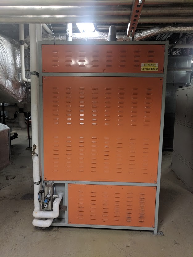 Used 2400 CFM Motan Model MDS1200 Dual Desiccant Drying System
