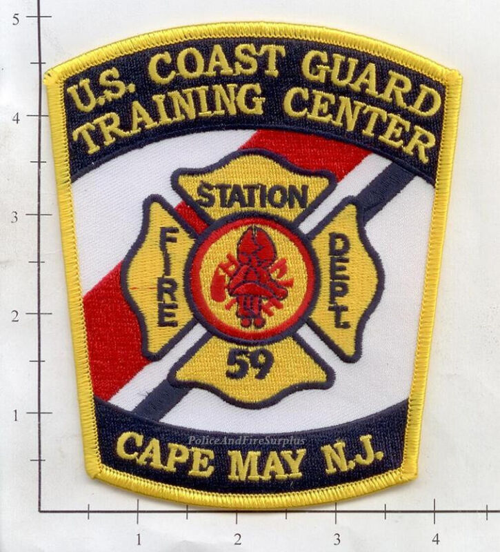 New Jersey - Cape May Coast Guard Training Center Station 59 NJ  Fire Dept Patch