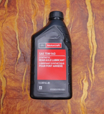 1 US Quart Ford Motorcraft   SAE 75W-140 Synthetic Rear Axle Lubricant