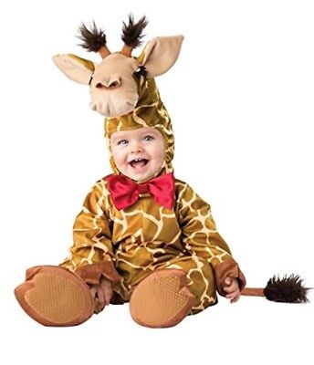 Baby Giraffe Animal Costume - Plush Infant Halloween Zoo Outfit  Size XS or Med