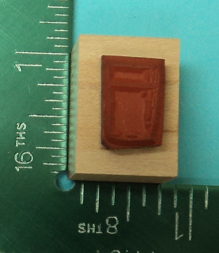 Small VASE / FLOWER POT Rubber Stamp by Peddlers Pack