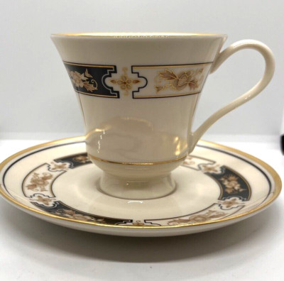 Pickard China Mystique Cup & Saucer Hand Decorated Made in USA  Vintage