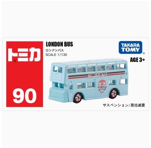 Tomy Tomica 90 London Bus 1/130 1970 Toy Car Limited Edition