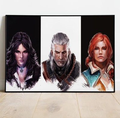 The Witcher 3 Poster, Game Print, Wall Art, Gift for Gamers #2
