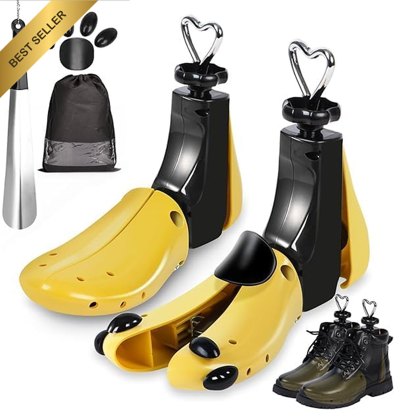 2Pcs 4-Way Adjustable Shoe Stretcher for Men & Women