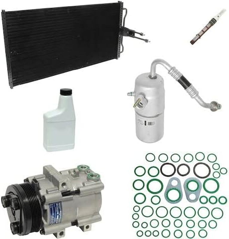 A/C Condenser and Compressor Kit Fixed Orifice for 2005-2006 Ford F-150