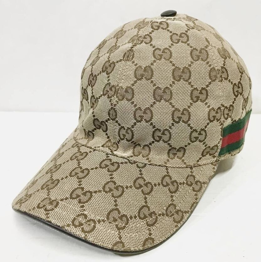 Original GG canvas baseball hat with Web in black | GUCCI® US
