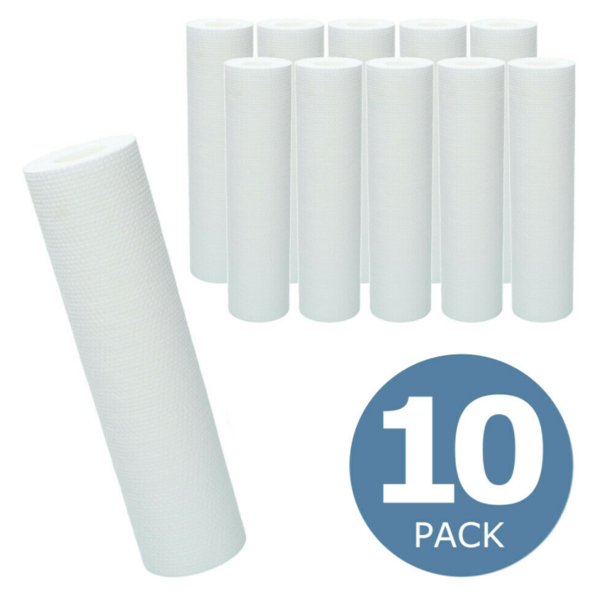 10x Cartuccia filtro acqua per sedimenti per osmosi inversa, 5 micron 10 pollici