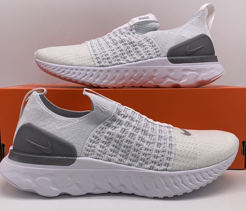 

Женский размер Nike React Phantom Run «True White Silver» CJ0280-100, Белый, Nike React Phantom