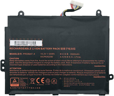 XITAIAN 55Wh 3500Mah 15.2V P950BAT-4 6-87-P950S-51E00 Ersatz Laptop Akku Für Cle