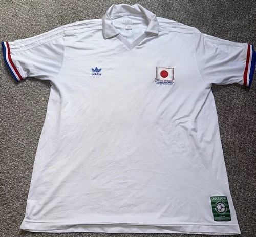 ウェア old adidas Japan Football L/S TR Jersey 2010/12 JAPAN Vintage Adidas L/S Home Football Shirt (L