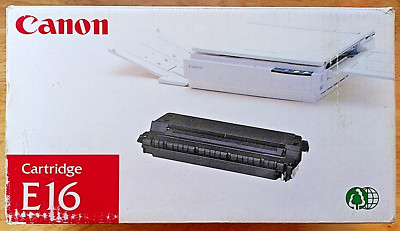 Canon E16 Black Cartridge Genuine OEM New