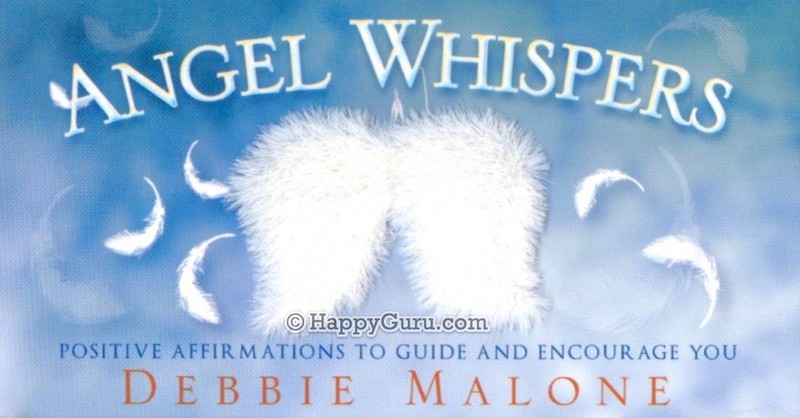 Angel whispers positive affirmations to guide and encourage you