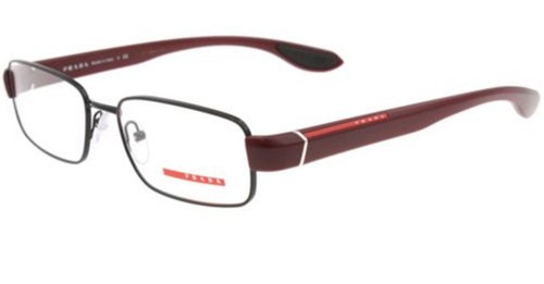 NEW PRADA VPR 02Y 07E-1O1 BLACK AUTHENTIC EYEGLASSES VPR02Y