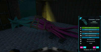 Ark Survival Ascended PVE - *TOP STATS* Cotton Candy Tuso | Tusoteuthis eggs