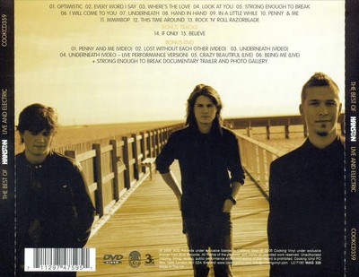 HANSON - BEST OF: LIVE & ELECTRIC NEW CD