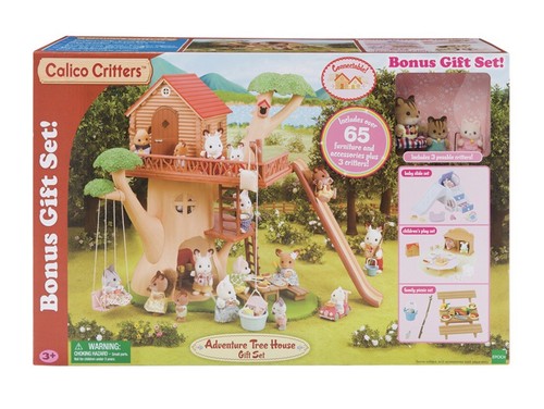 Calico Critters Adventure Treehouse Gift Set Toy Tree House Kids Play Time