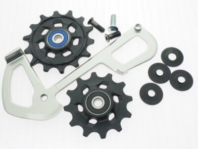 SRAM X01 Eagle 12 Speed 10-50T Rear Derailleur Pulleys & Inner Cage Plate Gray