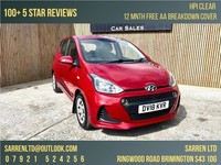 2018 Hyundai i10 1.2 SE Euro 6 5dr HATCHBACK Petrol Manual