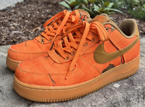 ★ Nike ★ Air Force 1 Low Realtree Orange Nike Realtree x Air Force 1 Low Orange Camo for Sale