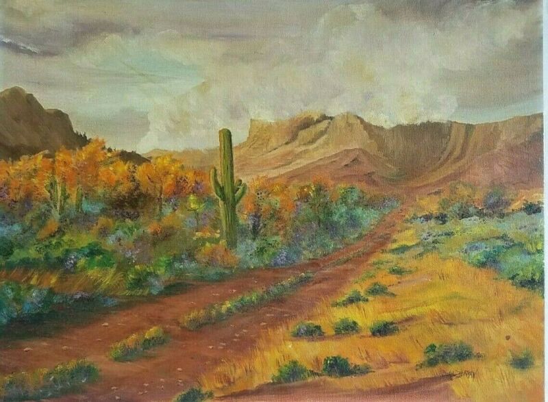 Beautiful O/b Landscape Colorado Artist John Sherman, Signed 