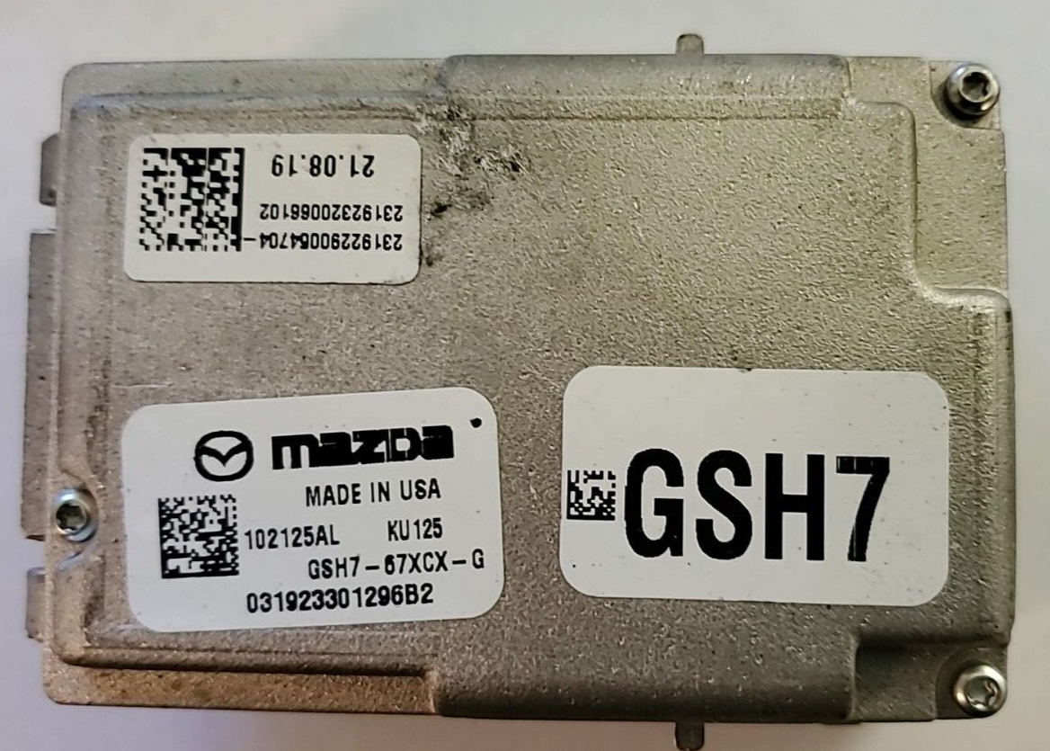 2020 Mazda CX3, CX5, CX9 Camera Module GSH7-67XCX-G