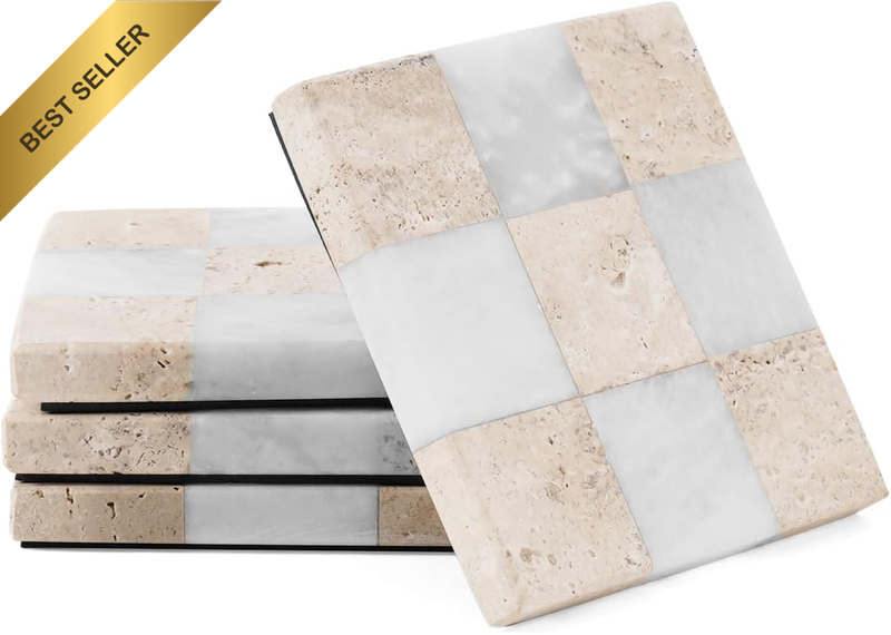 Marble Coasters Set of 4, 4