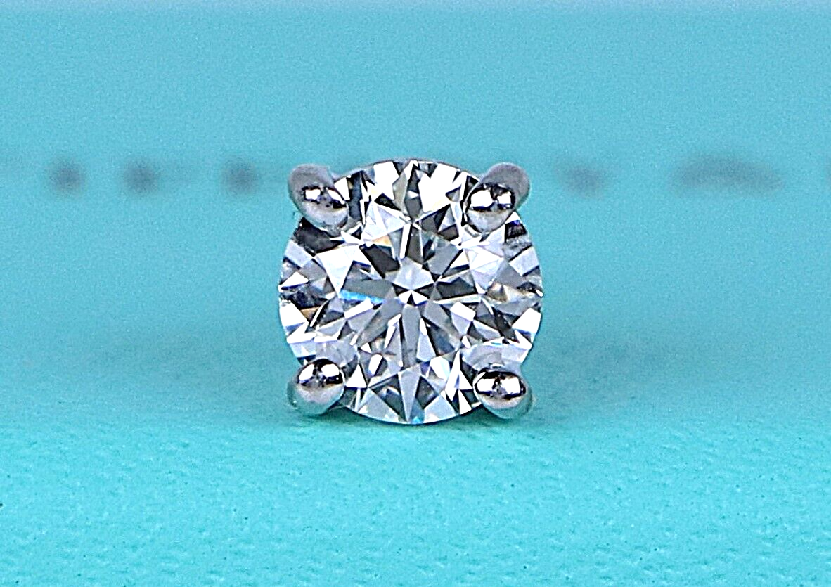 $23100 Tiffany & Co Platinum Round 1.04ct F VVS1 Diamond One