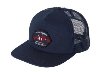 Helly Hansen Navy Blue Alive Flatbrim Adjustable Mesh Back Trucker Baseball Cap