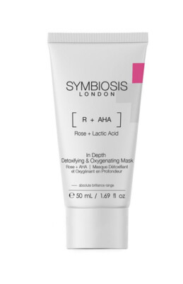 SYMBIOSIS LONDON In Depth Detoxifying & Oxygenating Mask 1.69oz $115 NIP Sealed