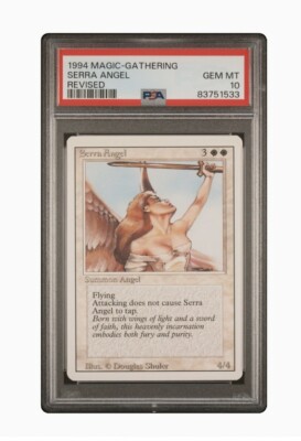 1994 Magic The Gathering MTG Revised Serra Angel PSA 10 Gem Mint