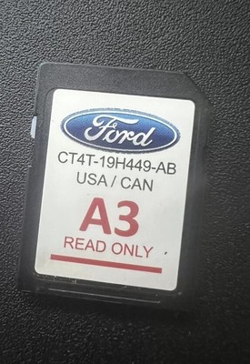 Ford A3 Lincoln Memory SD Card Navigation Map Chip Part Number CT4T-19H449-AB