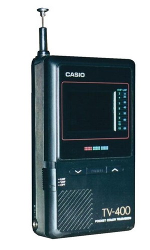 Vintage Casio Portable TV EV-510 Color Super Crystal Vision