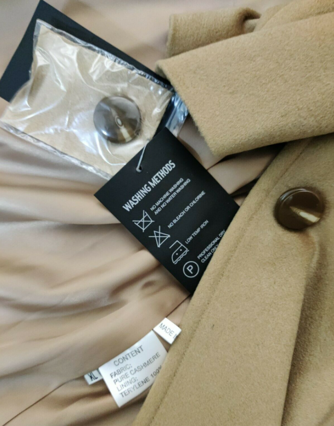 Pre-owned Pure Cashmere Coat 100%  Cashmere Warm & Light Weight Great Quality Fast Shipping In Brown