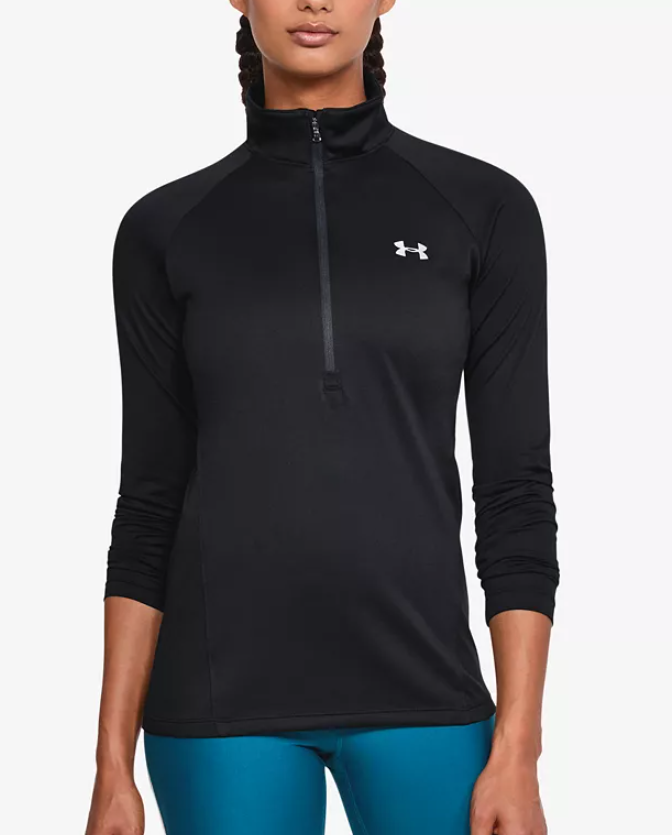 (^-^)UNDER ARMOUR*セットアップM size* Under Armour Tracksuit Hooded Zip Top And Bottoms Black Poly