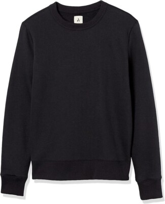 Amazon Aware Men's Crewneck Fleece Sweatshirt - Black - 3XL