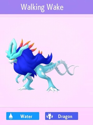   Shiny Walking Wake 6Ivs Held Item Master Ball | Pokémon Scarlet and Violet   
