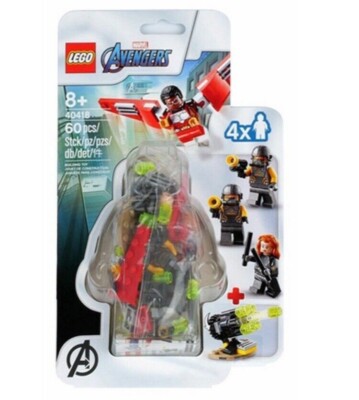 Lego Marvel Super Heroes 40418 ~ FALCON & BLACK WIDOW TEAM UP  ~ Retired NISBP