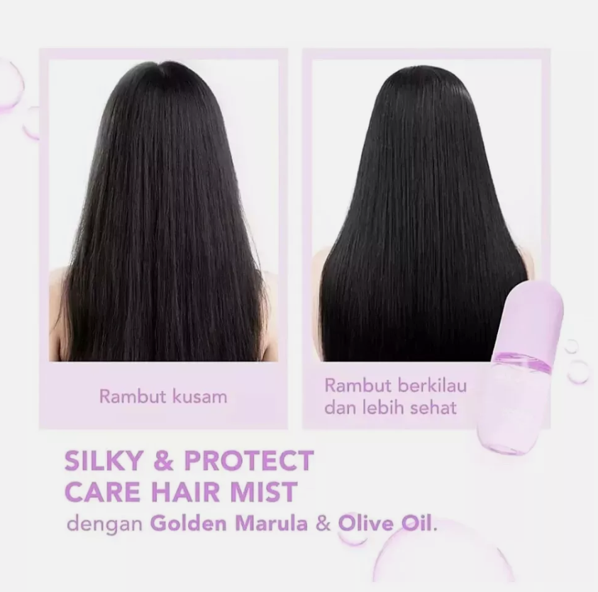 10 X Grace And Glow BO Silky & Protect Care Hair Vitamin Mist  100ml DHL Express