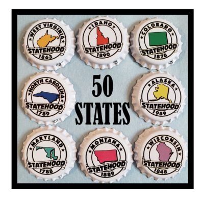 Bottle cap united deals states