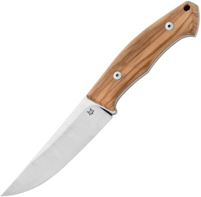 Fox Fenix Fixed Knife 4.75'' Niolox Tool Steel Full Tang Blade Olive Wood Handle