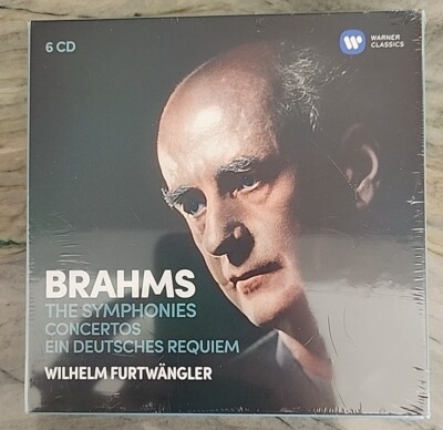 Brahms: The Symphonies, Ein Deutsches Requiem by Furtwangler, Wilhelm (6CD,2018)